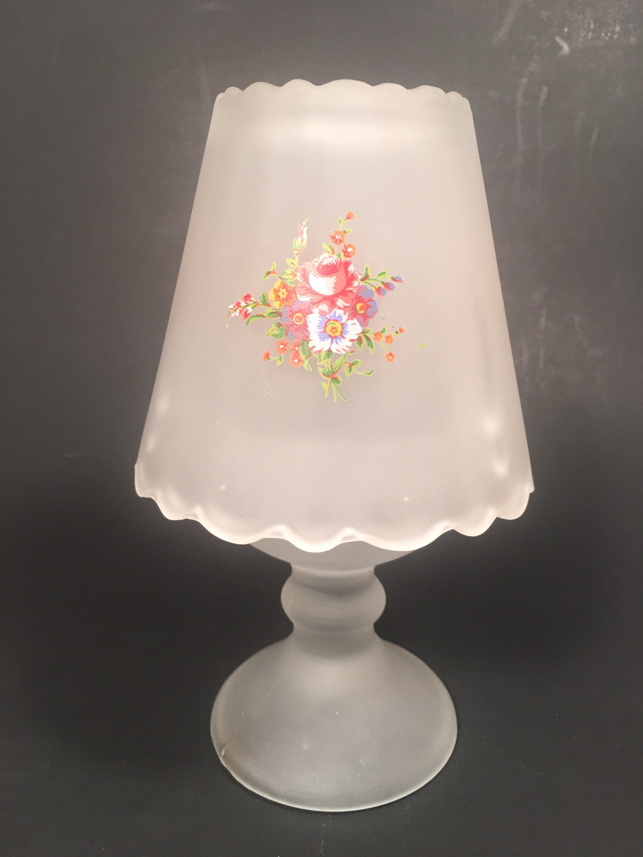 Vintage Fairy Light Vintage Fairy Lamp Frosted Glass With Etsy