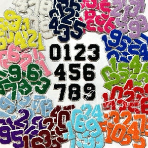 NK Fashion Iron On Numbers for Jerseys 26 Pieces, Number Stickers, Iron On  Numbers for Jerseys, Number Patches, Iron On Numbers for Clothing, Jersey