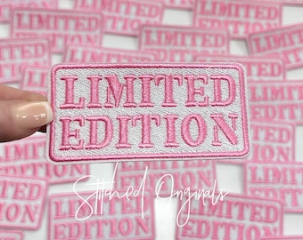 Pink Limited Edition Iron on Patch, Trucker Patch, Limited Edition, Iron On patch