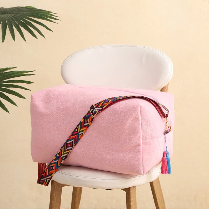 Terry Cloth Duffle Bag DIY Duffle Bag Chenille Letter Duffle Etsy