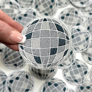 Disco Ball Patch, Trucker Cap Patch, Iron On, DIY patch, Disco Ball