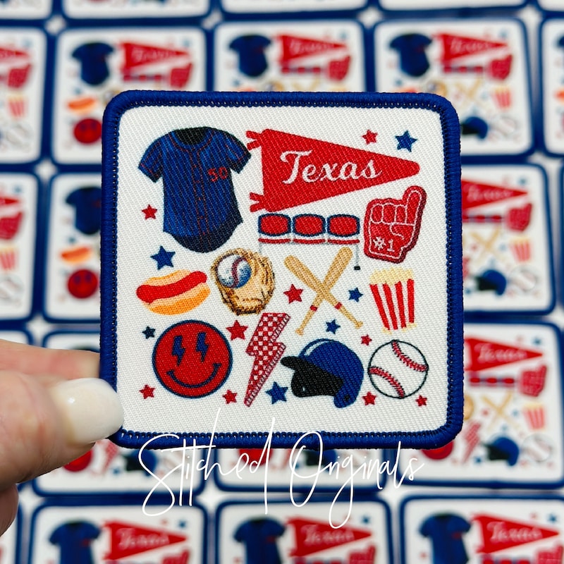 Texas Rangers 34 Patch Texas Rangers Patch - Etsy