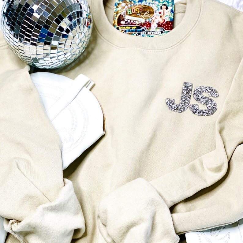 Hotfix Rhinestone Iron on Letter Patch, Bling Iron on Letters, Glitter