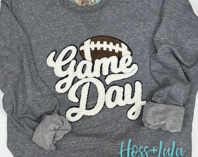 Red/Gold Game Day Chenille-Patch Stadium Clear Purse main image 1
