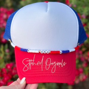 Hat Chains Red White and Blue - Etsy display picture 1