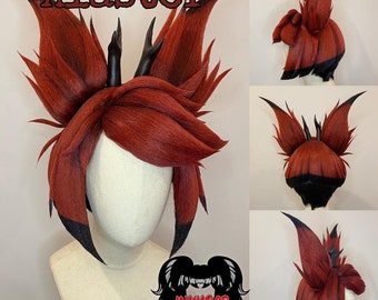 Alastor Cosplay Perücke Hazbin Hotel