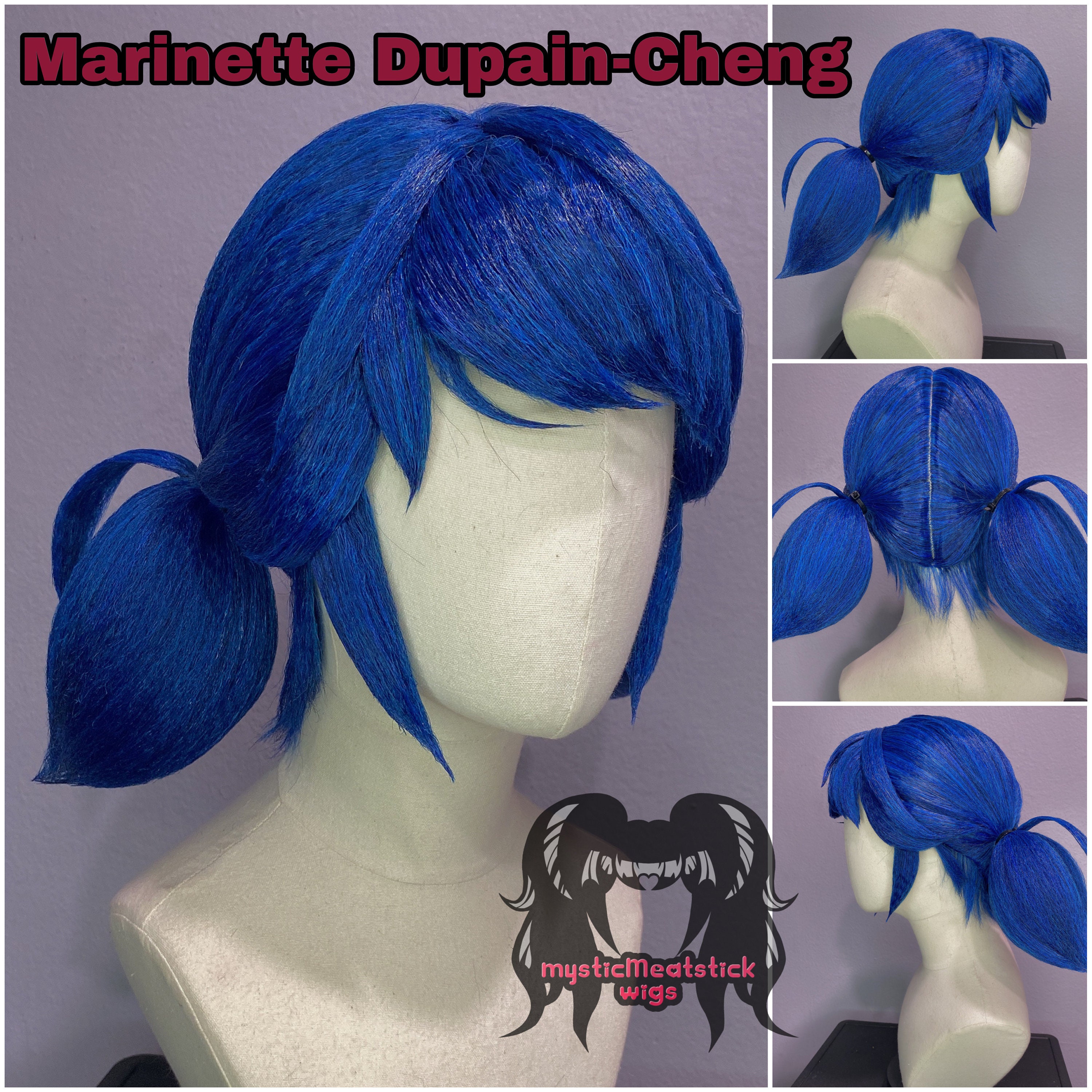 Miraculous: Tales of Ladybug & Cat Noir Marinette Lady Noire Cosplay Wig,  Anime Cosplay Wig, Halloween Wig, Braid Wig – FM-Anime Cosplay Shop