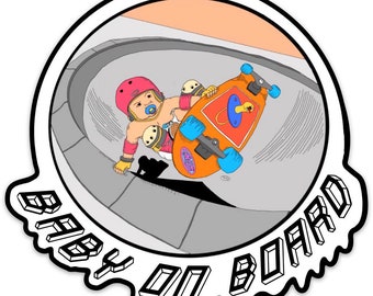 Baby aan boord (Vert) - Sticker