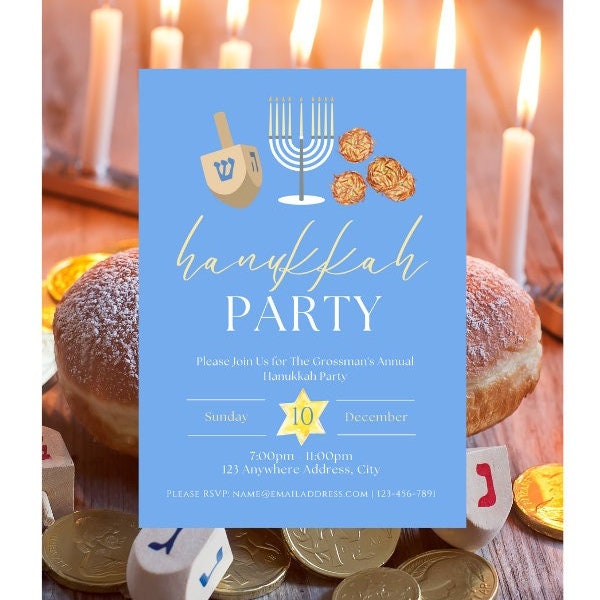 Hanukkah Party Etsy