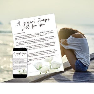 Prayer for Loneliness: Editable Letter of Faith (Digital Download)