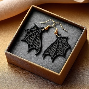 Bat Wing Earrings - Etsy