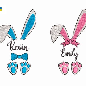 Easter Bunny Embroidery Designs, 4 Sizes. Machine Embroidery