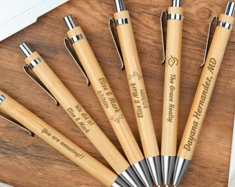 Personalized Engraved Pen Custom Wooden Pen with name for Graduation Gift Personalized Pen for Nurse with named Teacher Appreciation Gift