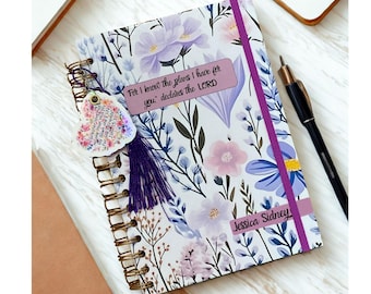 Personalized Daily Agenda with Bible Verses: Custom Christian Planner