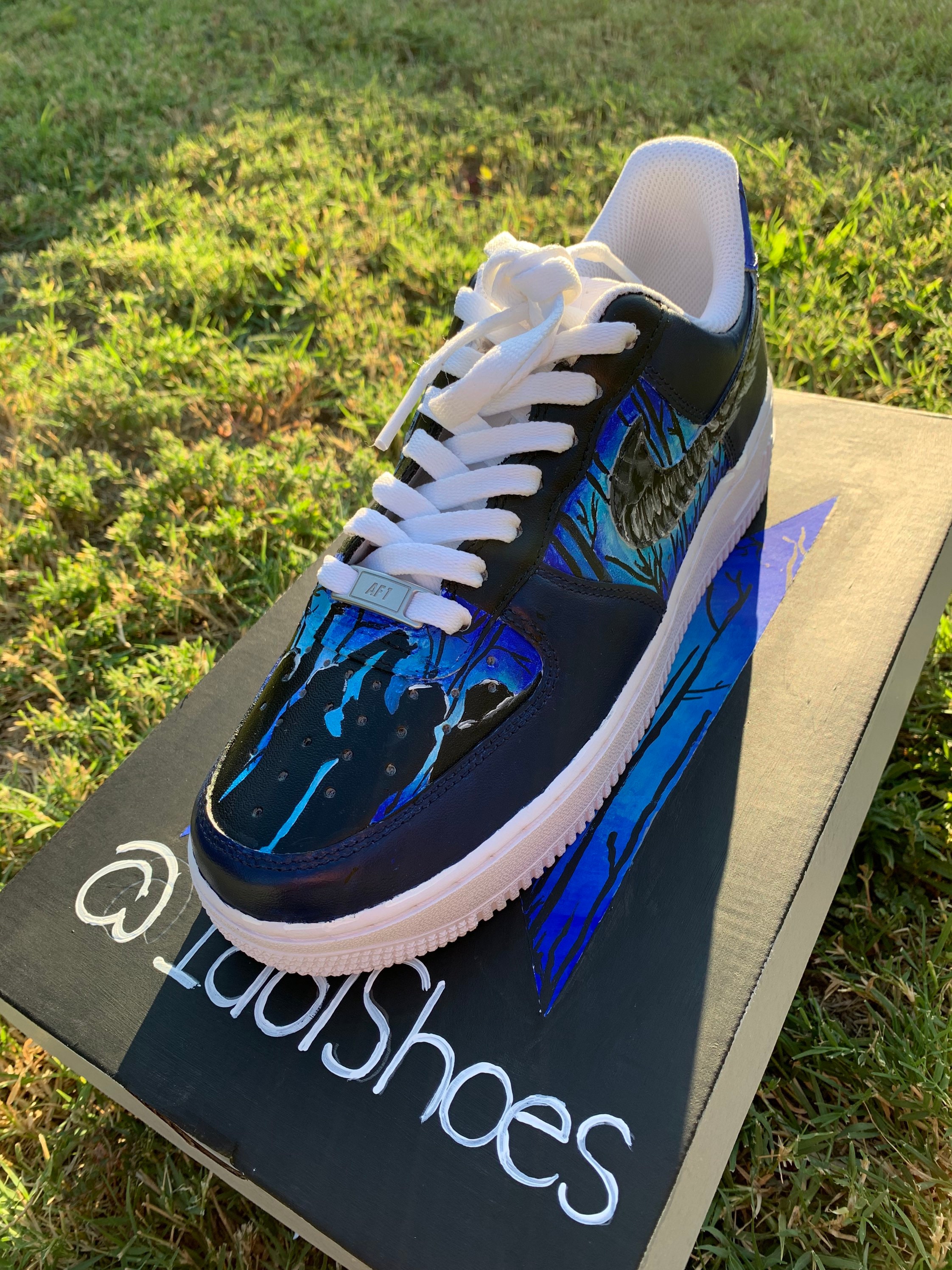 Black Swan Custom Sneakers