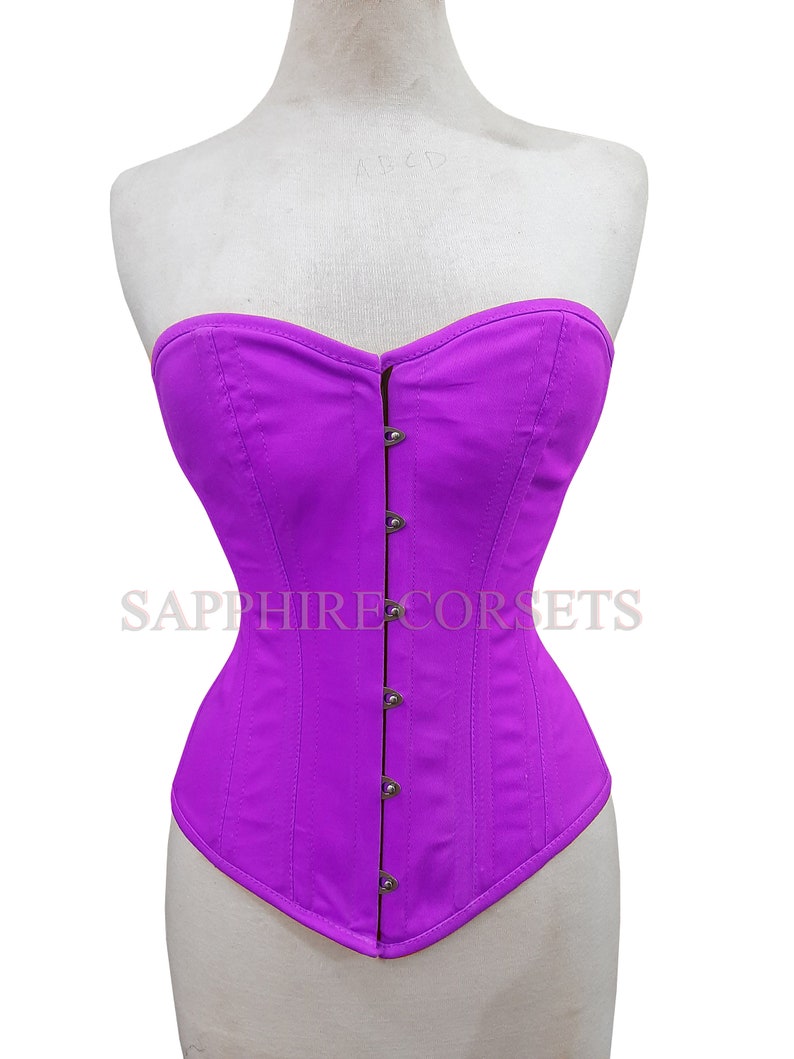 Women's Waist Trainer Double Steel Boned Costume Corset Etsy