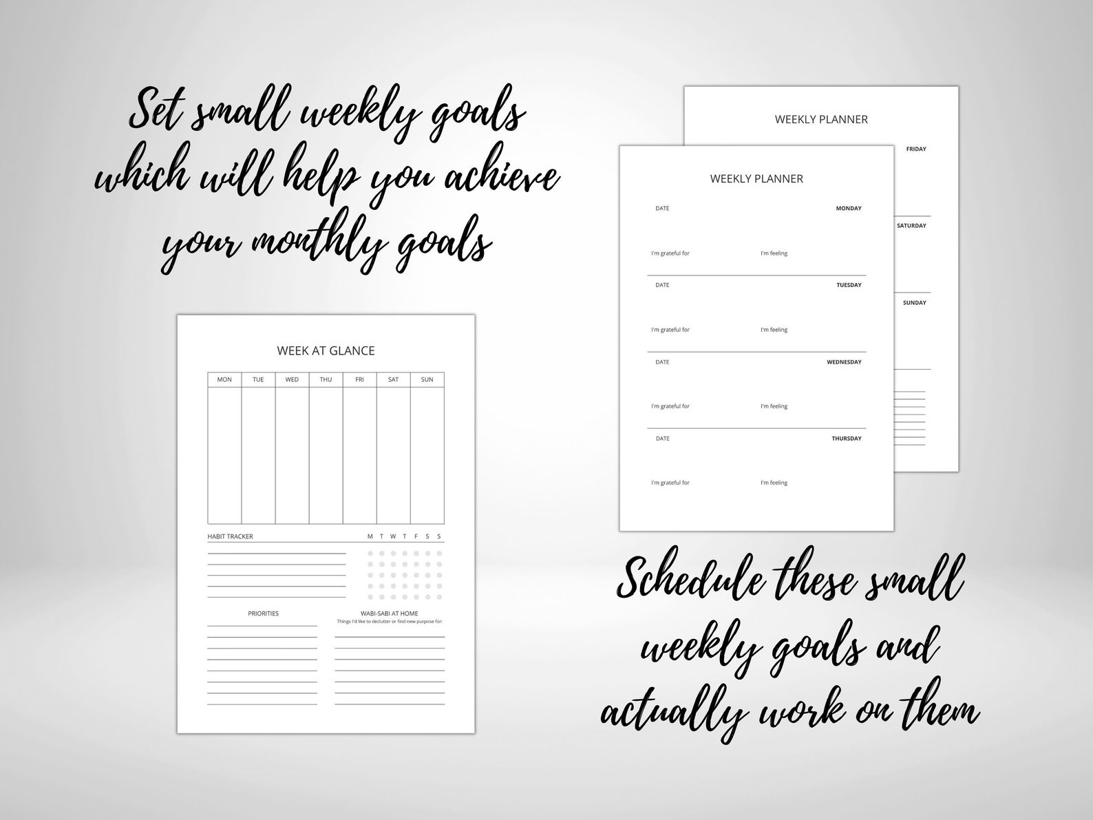 Japanese Planner Bundle Minimalist Printable, Find Your Ikigai, Kaizen ...