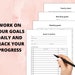 5 Year Goal Planner - Printable Workbook for Productivity. Track and ...