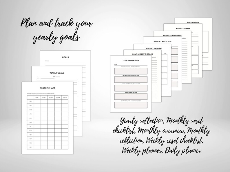 Japanese Planner Bundle Minimalist Printable, Find Your Ikigai, Kaizen ...