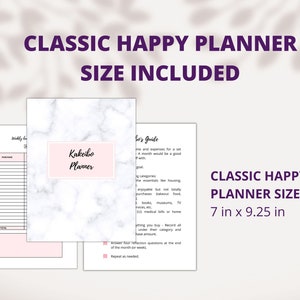 Kakeibo Journal, Budget Journal, Classic Happy Planner Inserts, Classic ...
