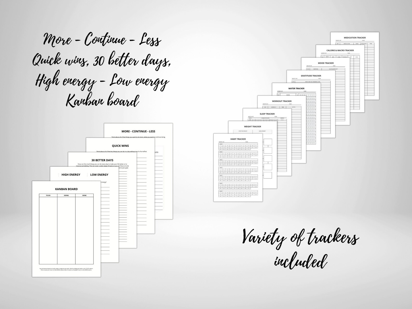 Japanese Planner Bundle Minimalist Printable, Find Your Ikigai, Kaizen ...