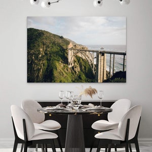 Bixby Creek Bridge Photo Print, Big Sur California, Monterey Aluminum Print, Highway 1 Print, Metal Print