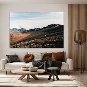 Haleakala National Park Photo: Maui Volcanic Crater Landscape Metal Print