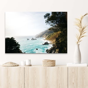 McWay Falls Photograph, Big Sur California, Photo Print, US Highway 1, Metal Print, Coastal HD Aluminum Print