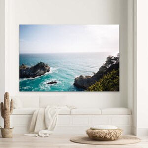 McWay Falls Photograph, Big Sur California, Metal Print, US Highway 1, Photo Print, Coastal Photo, HD Aluminum Print