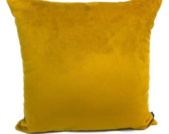rectangle mustard cushion