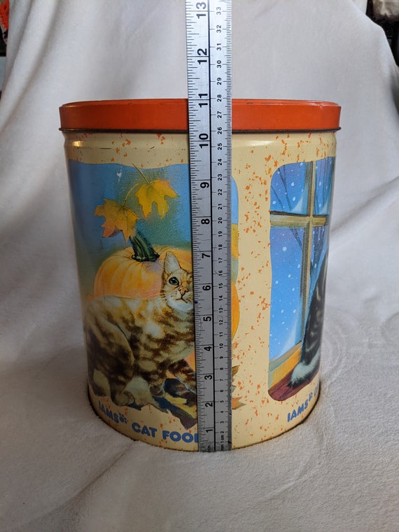 Vintage Rare 1994 IAMS Cat Food Tin Collectible Series Four