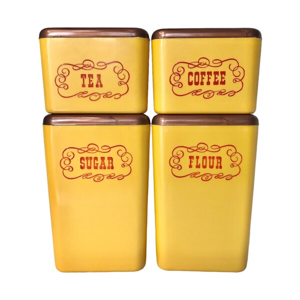 Kitchen Canister Set Etsy