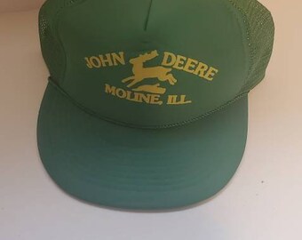 Vintage 70's John Deere Moline, ILL Hat.. Great shape!