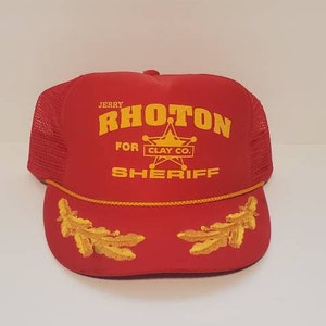80&#39;s for Sheriff hat. Fire!!