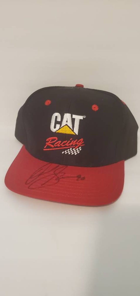 90's Nascar Cat Racing signed hat. New!