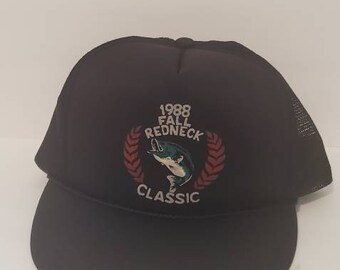 True Vintage! 1988 Fall Redneck Bass Classic Hat.