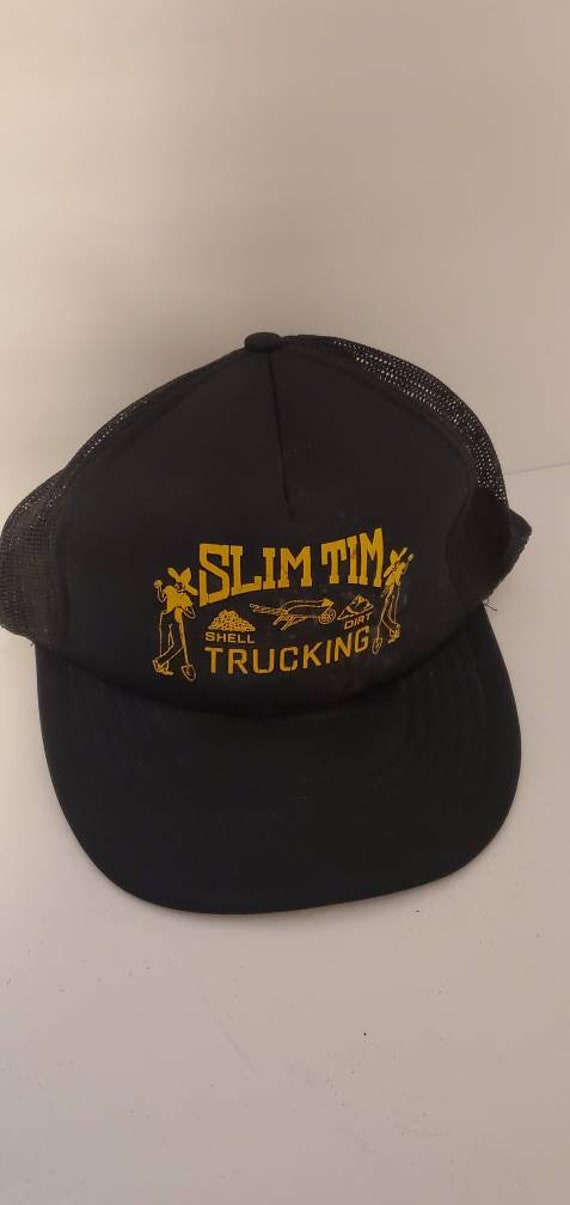 Rare! Slim Tim Trucking hat Vintage