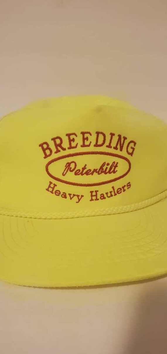 Rare 80's vintage Peter built heavy haulers hat. - image 5