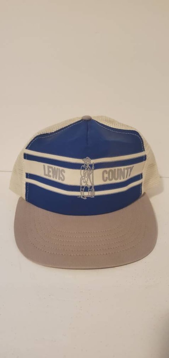 Lewis County vintage 80's trucker style hat