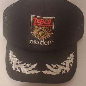 ウェア ZEBCO TRUCKER HAT Zebco Black Trucker Cap – Lost & Foundry