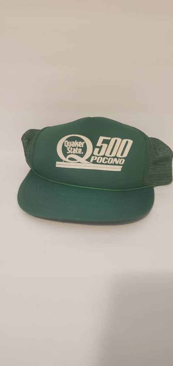 Rare 80's Vintage Nascar Pocono 500 Quaker State h