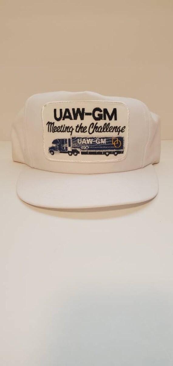 Vintage 80's UAW-GM Hat