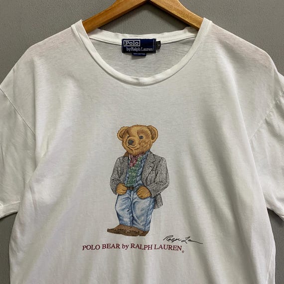 Vintage 90's Polo Bear Ralph Lauren Shortsleeve Tshirt Polo