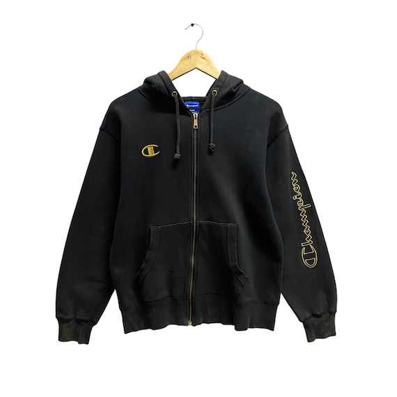 Vintage Champion Script Logo Hoodie Champion Reverse Weave