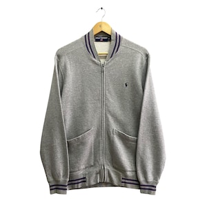 Vintage Polo Sport Ralph Lauren Sweatshirt Polo Ralph Lauren Crewneck Polo Ralph Lauren Sweater Pullover Polo Embroidered Logo Grey Medium
