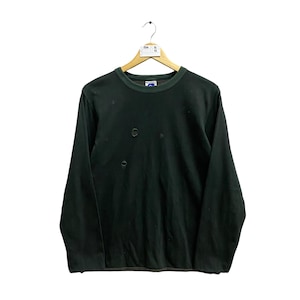 Vintage Abahouse Japanese Brand Distressed Design Sweatshirt Abahouse Crewneck Abahouse Sweater Pullover Jumper Abahouse Green Medium