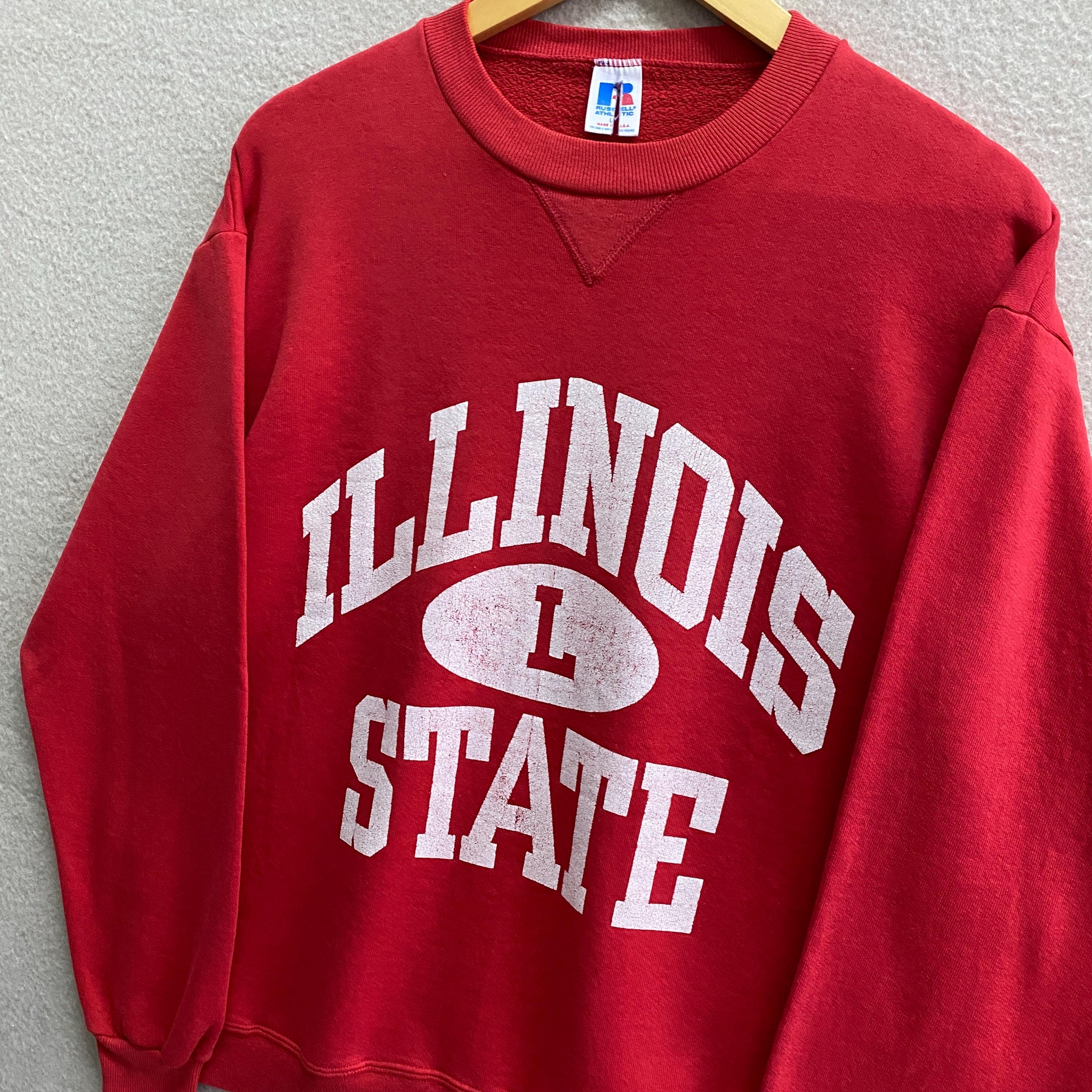 90年代ヴィンテージ イリノイ州立大学 スウェットシャツ イリノイ州立