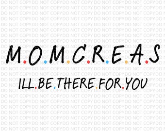 Momcreas SVG PNG: Friends Inspired Type 1 Diabetes (Digital File)