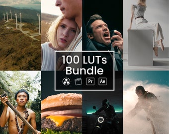 100 LUTs Mega Bundle for Video & Photo - All-in-One Cinematic Color Presets for Premiere, DaVinci