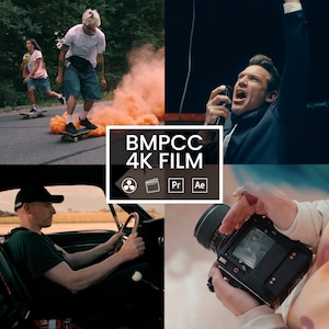 Pack de LUT pour caméra Blackmagic Pocket Cinema - BMPCC4K | Gen4 | BMPCC | Étalonnage des couleurs | Vidéo | Premiere Pro | DaVinci |